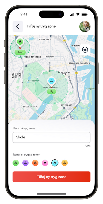 Gps og trygge zoner via Xplora Guardian App - en tryggere hverdag med Xplora smartwatch