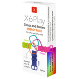 Energitilbehørspakke - Pakke med farverige armbånd og stel til Xplora X6Play - skift din stil med energipakken!