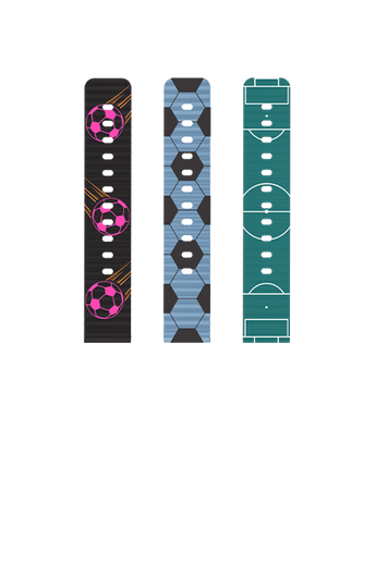 Tilbehørspakken med fodbold urremme til X6Play smartwatch