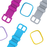 Farverige X6Play-stel og armbånd – skab dine egne kombinationer med DreamPack-tilbehør.