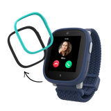 X6Play børnesmartwatch i blå med lyseblå og sort cover