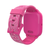 Bagsiden af lyserød XGo3 smartwatch til børn med magnetisk oplader display