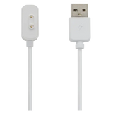 Hvidt USB-opladerkabel med magnetisk stik til Xplora ure.