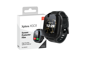 Sort panter XGO3 med skærmbeskytter til uret