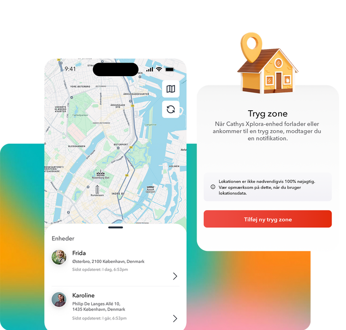 Xploras smartwatch med indbygget GPS sætter trygge zoner.