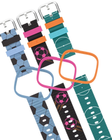 visning af stel og armbånd fra fodboldtilbehørspakken til Xplora X6