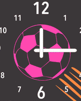 Alle de forskellige skærmdisplays der kan fås til Xplora smartwatches. Inspireret af Fodbold tilbehørspakken så de passer sammen.