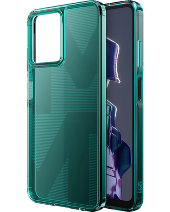 Cyan Grønt mobilcover til HMD forfra og bagfra