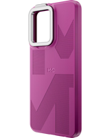 Lyserødt mobilcover til HMD fusion X1 med indbygget selfielys ring