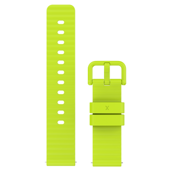 Limegrøn X6Play armbånd. En legesyg farve, der passer perfekt til dit barns X6 smartwatch.