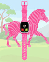 Lyserød Zebra XGo3 Smartwatch børn kan elske med opkald fra mor. Telefonur til børn
