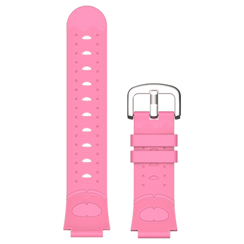 Pink XGO2 Armbånd – Et blødt pink silikonearmbånd med et metalspænde, perfekt som en udskiftelig rem til Xplora XGO2.