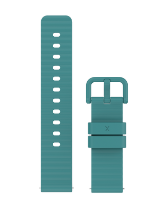 Grøn rem til Xplora X6Play – farverigt og behageligt tilbehør til børneur. 