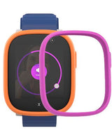 X6Play med orange stel og blå armbånd og lyserød stel