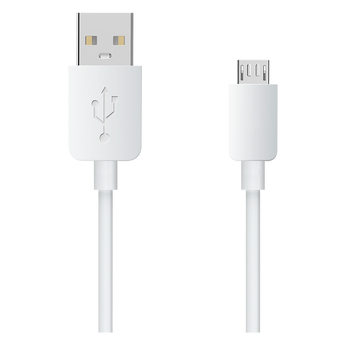 Xgo3 lader kabel i vit med USB port