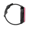 sort og lyserødt smartwatch højre