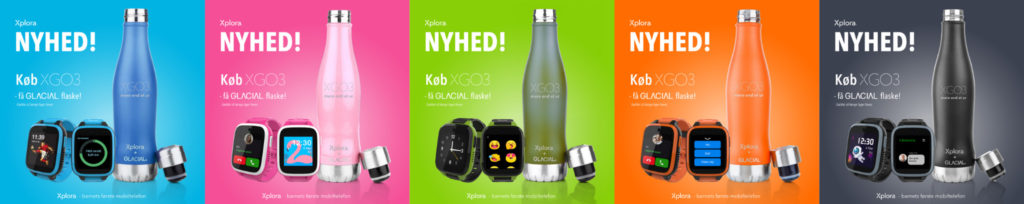 Køb Xplora XGO3 - Gå GLACIAL flaske