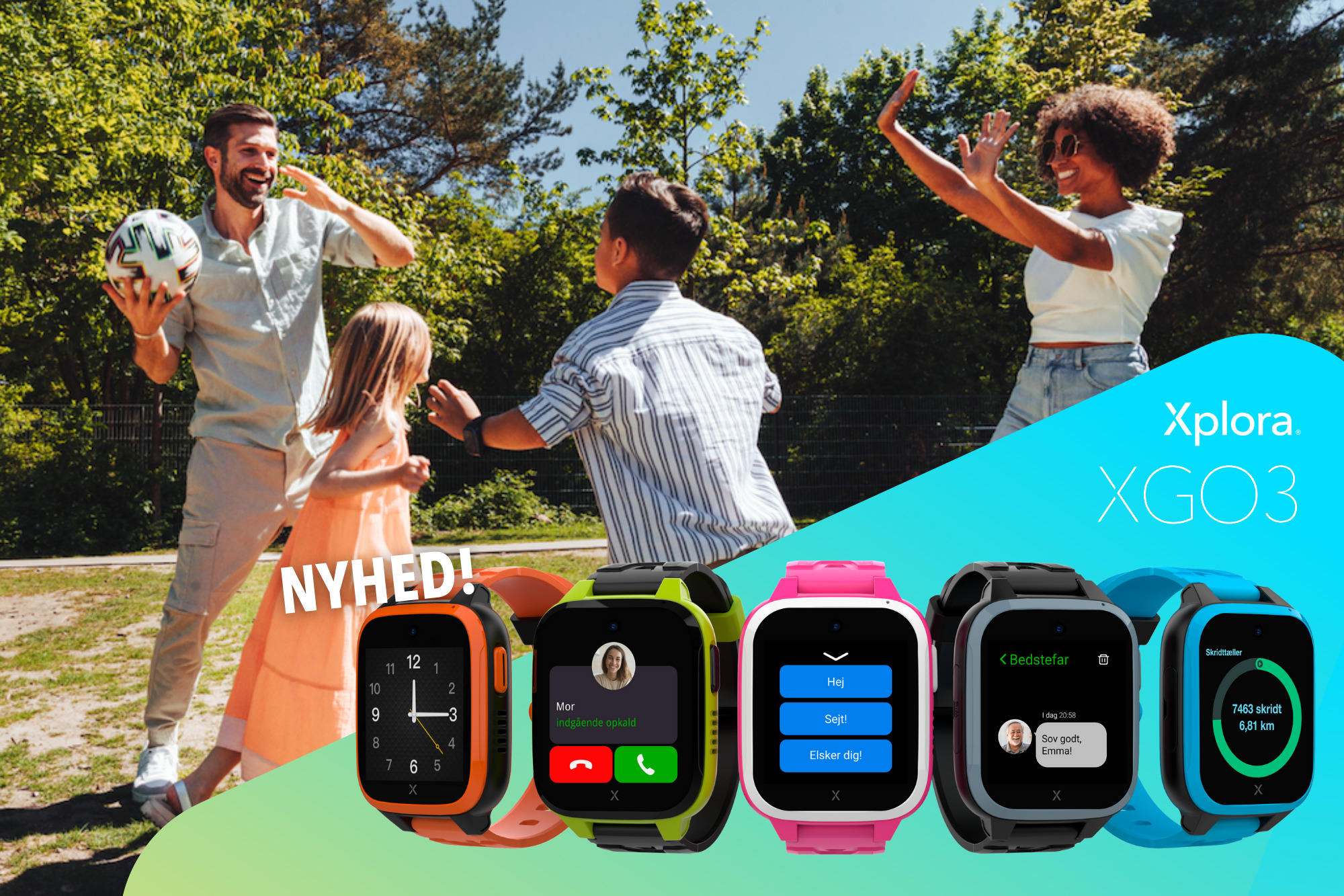 NYHED! Xplora lancerer nyt XGO3 smartwatch til børn