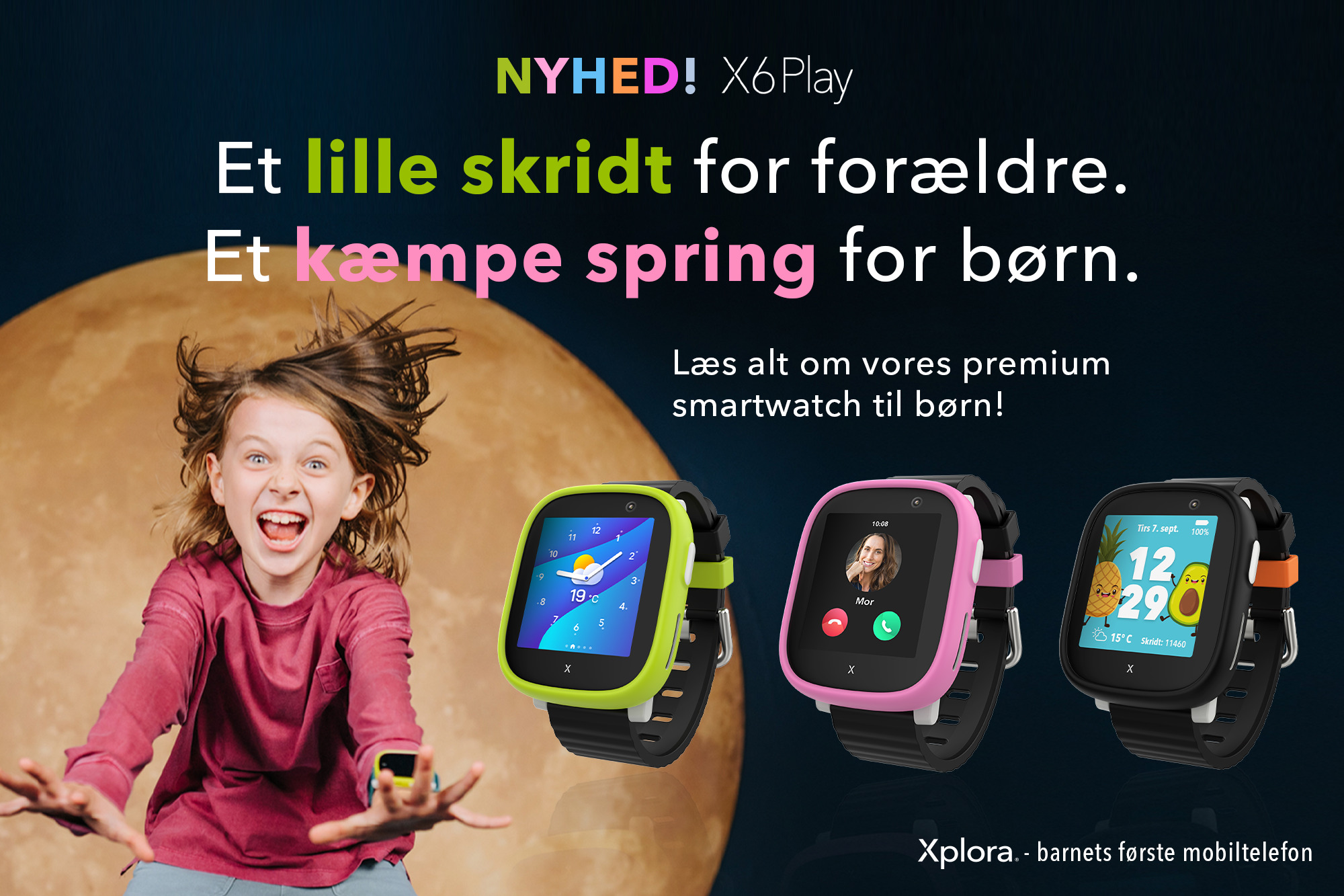 NYHED! Xplora lancerer nyt premium smartwatch til børn