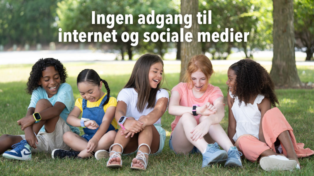 Mobiltelefon til børn uden adgang til internet og sociale medier