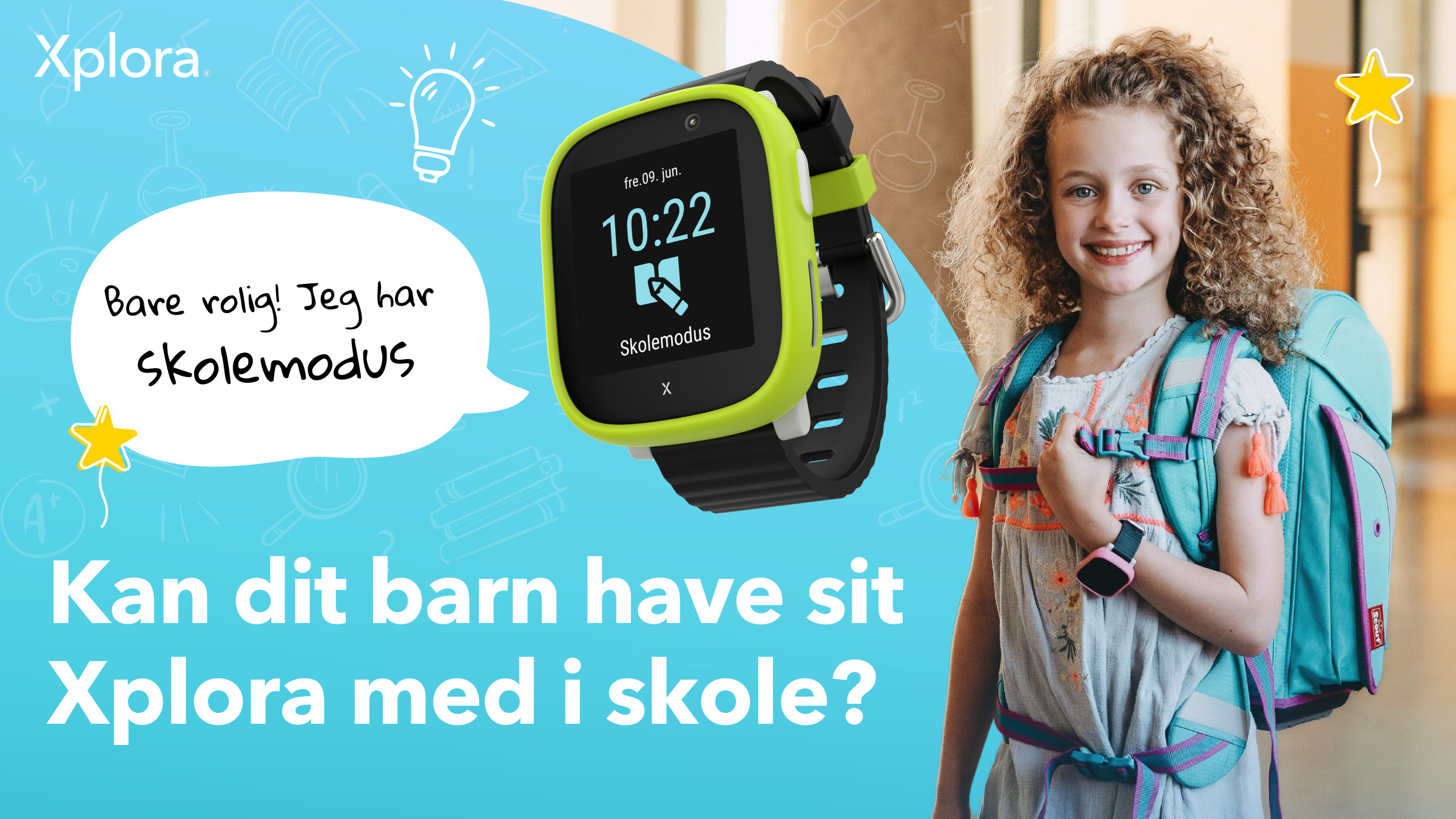 Kan dit barn have sit Xplora smartwatch med i skole?