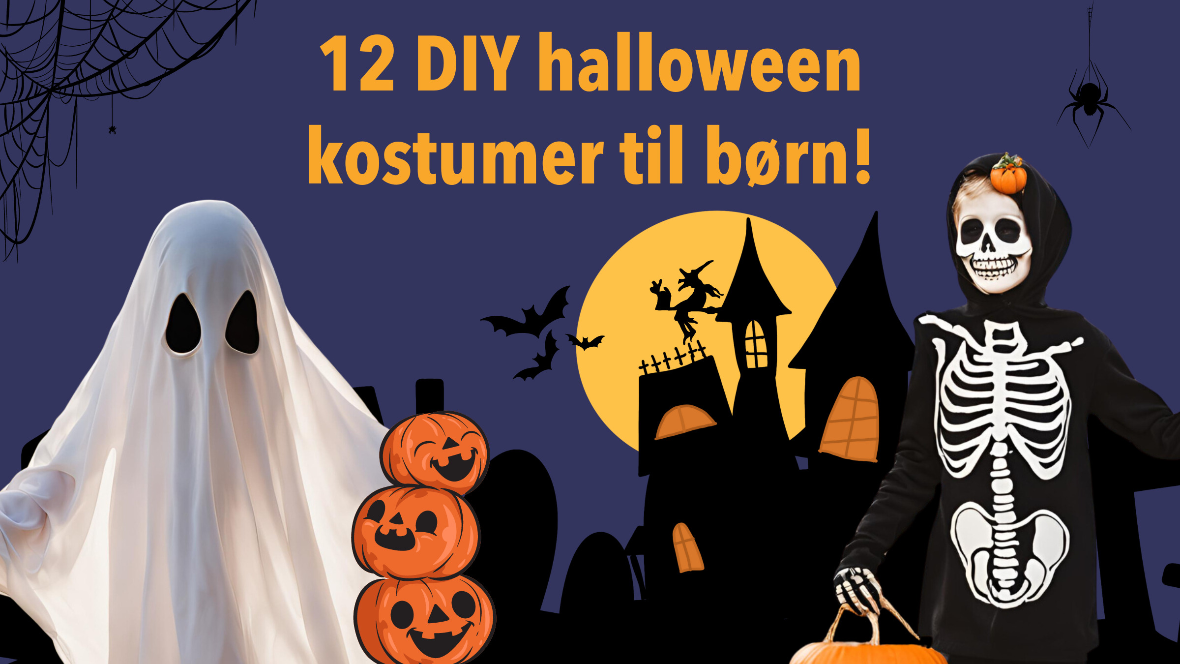 12 DIY halloween kostumer til børn!